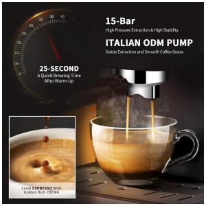 Gevi 1003 Espumador de Leite Elétrico, Capacidade 300 mL, Indicadores de LED, 110V, Preto