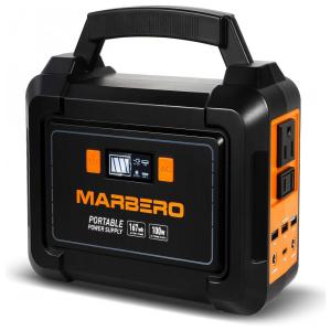 MARBERO Gerador de Energia Solar Portátil 45000mAh 167Wh com 2 Tomadas AC 110V, 2 DC, 4 USB