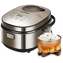 AIRC 4001 Panela Elétrica de Arroz, 1,8 L, 400 W, 110v, JOYDEEM, Cinza escuro