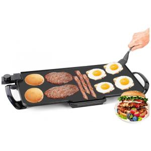 Churrasqueira Grill Elétrica até 6 Porções com Bandeja de Gotejamento, 110V 1800W, Go4max, Preta
