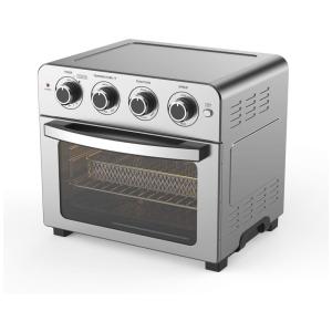 Fritadeira Elétrica Air Fryer sem Óleo 22 L Forno Multifuncional 1700W, 110v, LUCKWIND, Prateado