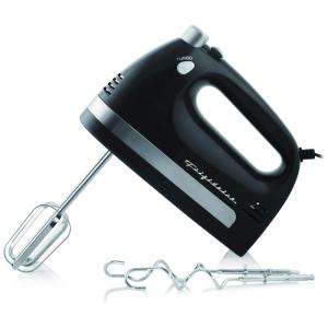 Batedeira de Mão com 5 Velocidades e Acessórios, 250W, 110v, FRIGIDAIRE EHMX100 BLACK, Preto