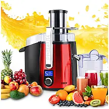 Centrífuga de Frutas com Tela LCD e 5 Velocidades, Aço Inox, 1100W, 110v, HILAX, Vermelho