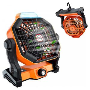 Ventilador Industrial, com 3 Velocidades, 110v, ZHOVEE, Laranja