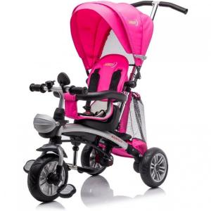 Triciclo Infantil para Passeio com Assento Ajustável 6 Estágios, Idade Recomendada 2 a 5 Anos, NITOESS, Bege