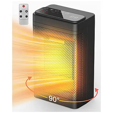 Aquecedor Elétrico Portátil com Tela