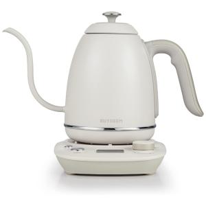 Chaleira Elétrica BUYDEEM K821 800mL em Aço Inoxidável com Controle de Temperatura, 110V, Branca