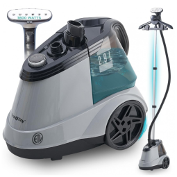 True Tidy Passadeira,Steamer e Vaporizador de Roupas Comercial de Pé de Tamanho Completo para Uso Pesado