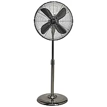 Ventilador de Coluna Pedestal Altura Ajustável de 94, 124cm, Preto 110V