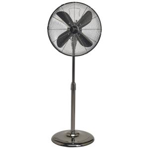 Ventilador de Coluna Pedestal Altura Ajustável de 94, 124cm, Preto 110V