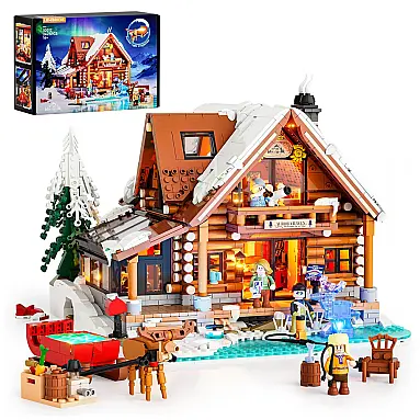 Cabana Aurora Natal Lumibricks Branco/Transparente