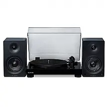 Vitrola Toca Discos Retrô RT81 com Pré Amplificador e Alto Falantes, 90W, 110v, FLUANCE RT81TAI41, Preto