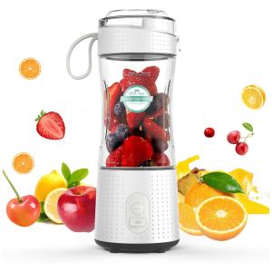 Liquidificador de Bancada para Vitaminas Recarregável USB 4000 mAh, 7V, LAHUKO A1, Branco