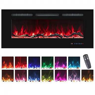 Lareira Elétrica VINEMOUNT 91x45cm 1500W