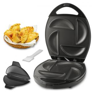 Máquina para Fazer Empanada com Molde Prensa, 4 Un por Vez, 110V 1000W, FineMade, Preta