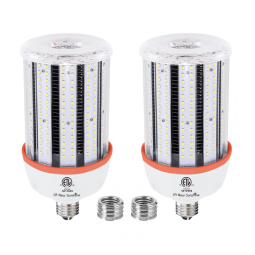 Lâmpada LED Corn 100W CA New Sunshine, 15000 lúmens, 5000K daylight, base E26/E39, alta eficiência para galpões, fábricas, oficinas