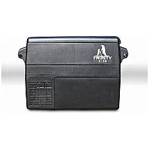 FIQUE Mini Geladeira, Cooler Automotiva Elétrico Portátil 42L, 110v, FROSTY BIRD STAY FROSTY, Preto