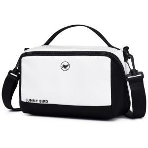 Bolsa Térmica Portátil 6L, Mantém Quente, Frio Por até 5H, SUNNY BIRD, Branco
