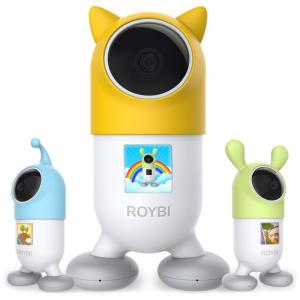 Robô Educacional Inteligente Multilíngue Inglês, Espanhos e Chinês com mais de 1000 Atividades, 3, ROYBI R1, Branco