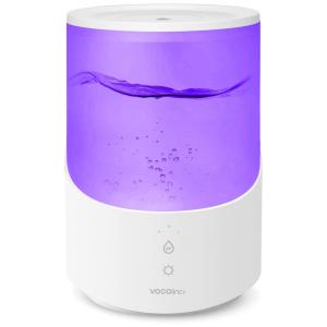 Umidificador Ultrassônico Portátil 2.5L até 30H, 110v, VOCOLINC, Branco