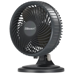 Ventilador de Mesa com 2 Velocidades, 3 Lâminas, Oscilação de 85 e Inclinação Ajustável de 20, 110V, HOLMES BLIZZARD, Preto