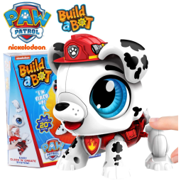 Patrulha Canina Robô Educativo para Montagem Marshall para Crianças de 4 anos ou mais, COLORIFIC, Branco