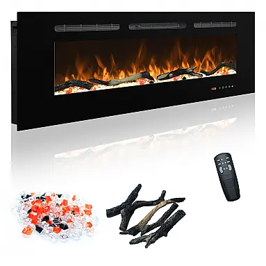 Lareira Elétrica Carsynflame 107x45cm 1500W