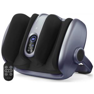 Massageador Elétrico para Pés com 5 Configurações, Controle e Painel LED, MIKO, Cinza