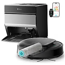 Robô Aspirador Lefant M5 Pro LiDAR Prata 18.000Pa Sucção com Esfregão Autopimpante e Base Autoesvaziamento 120 Dias WiFi 2,4G/5G