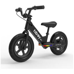 Bicicleta Elétrica Sem Pedal para Crianças de 3 a 5 Anos até 14km, 24V, Hiboy BK1, Branca