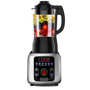 Liquidificador de Bancada 1,75L com Função Aquecer para Sopas, 110V 1000W, NutriChef NCBLSM150, Preto
