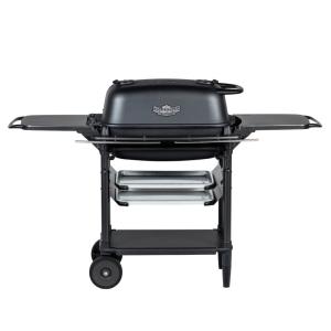 Churrasqueira a Carvão Portátil em Alumínio Fundido com Mesas Laterais, PK GRILLS PK300 AF CC, Preto