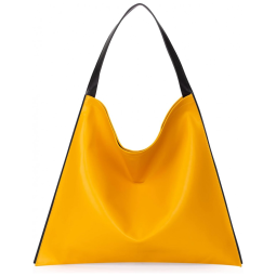 Bolsa de Ombro Feminina em Couro Sintético, Montana West, Amarela