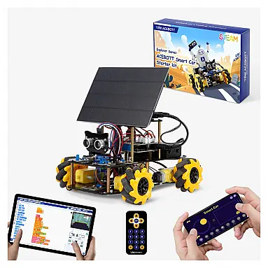 Kit STEM robô carro solar