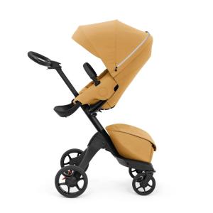 Carrinho de Bebê Ajustável e com Dobra Prática de Uma Mão, Stokke, Amarelo