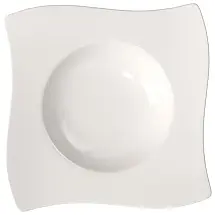 Prato para Sopa de 24 cm, Elegância e Praticidade em Sua Mesa com Formato Quadrado e Material de Porcelana Premium, Villeroy Boch, Branco