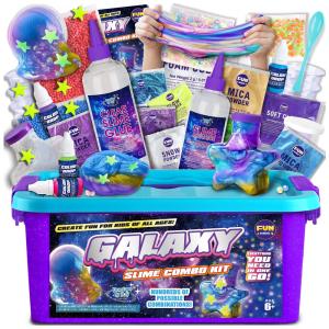 Kit de Slime Metálico FunKidz Ultimate para Crianças de 10 a 12 Anos, Toy Galaxy
