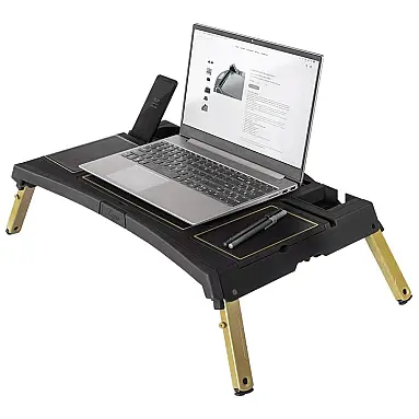 Lagio luxuoso couro laptop lap