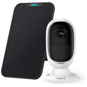 Câmera de Segurança Externa Wif Fi Recarregável Painel, REOLINK Argus 2Solar Panel, Branco