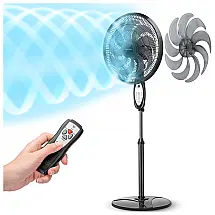 Ventilador de Torre com Controle Remoto, 3 Modos e Temporizador de 10 Horas, 110v, TAYLOR SWODEN, Branco