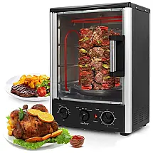 Churrasqueira Grill Rotisserie com Temperatura Ajustável, 110V 1500W, NutriChef PKRT97