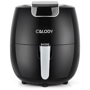 Fritadeira Elétrica AirFryer Calody 7L com Painel Digital e Frigideira Antiaderente, 110V, Preta