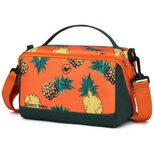 Sunny Bird Bolsa Térmica Portátil 6L, Mantém Quente, Frio Por até 5H, Laranja