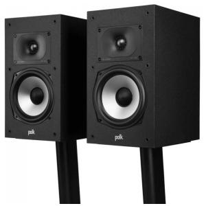 Caixas acústicas Polk Audio Monitor XT20, par de caixas bookshelf/surround 2 vias com woofer de 16,5 cm, preto