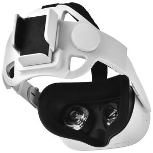 Alça Elite para Oculus Quest 2, Acessórios Oculus Quest 2, Alça de Cabeça Ajustável Suporte aprimorado e redução da pressão da cabeça em VR