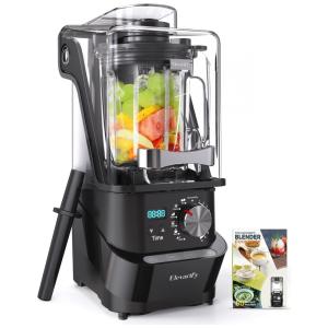 Liquidificador Profissional 1,6 Litros Silencioso com 6 Modos, 1500W, 110v, ELEVARIFY, Preto