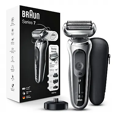 Barbeador Elétrico Masculino Portátil Braun