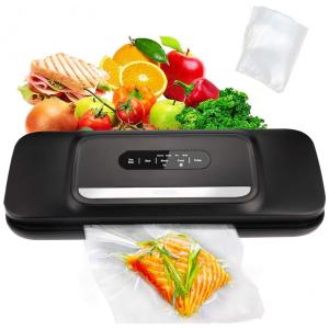 Seladora a Vácuo, Automática, Kit Inicial, Secos, Úmidos, LED, 110v, MOOKER, Preto