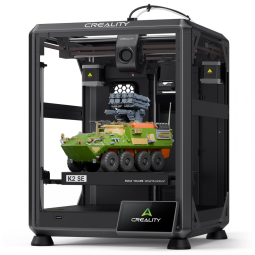 Impressora 3D Creality K1 SE, 12x mais rápida, Autonivelamento HandsFree 600mms, Extrusora Direta FlagshipLevel TriMetal Nozzle Quickswap