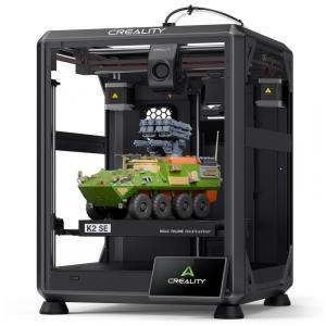Impressora 3D Creality K1 SE, 12x mais rápida, Autonivelamento HandsFree 600mms, Extrusora Direta FlagshipLevel TriMetal Nozzle Quickswap